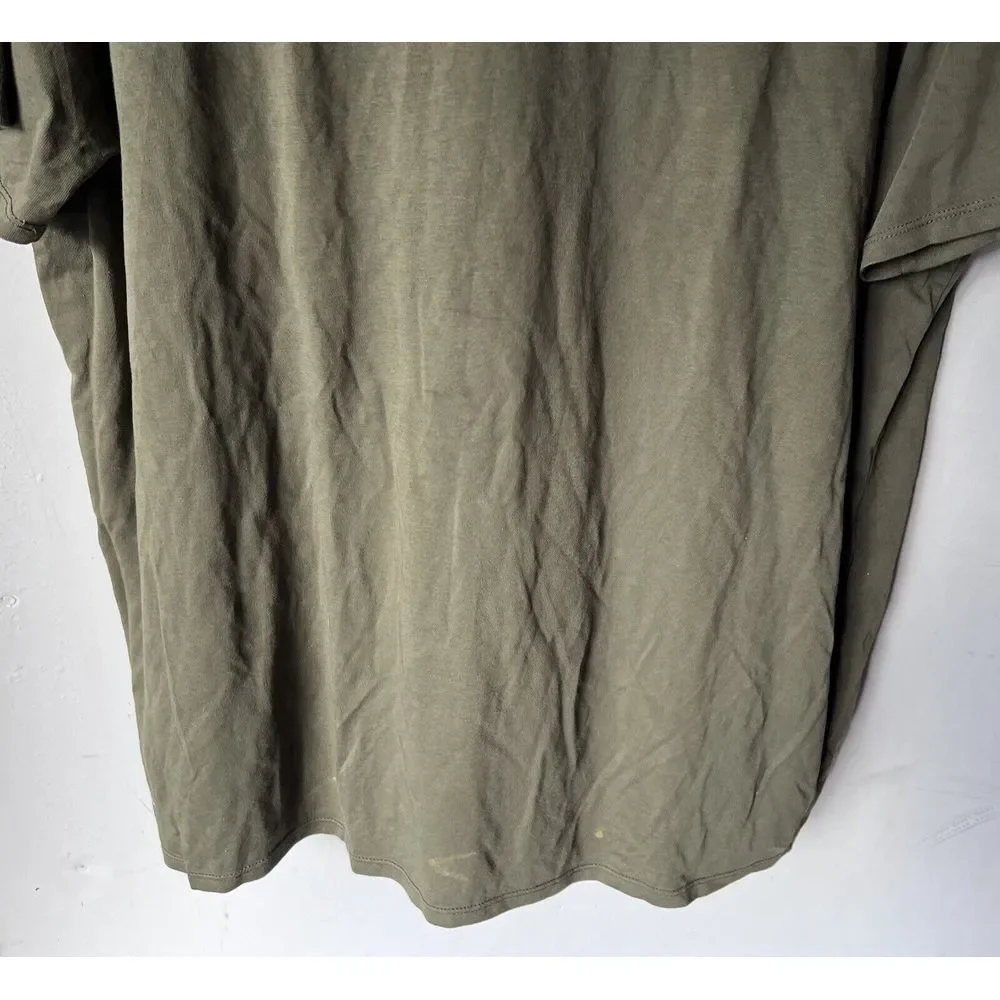Nike Air Sportswear MAX 90 Size T-Shirt  Oil Green Loose Fit‎ XXL